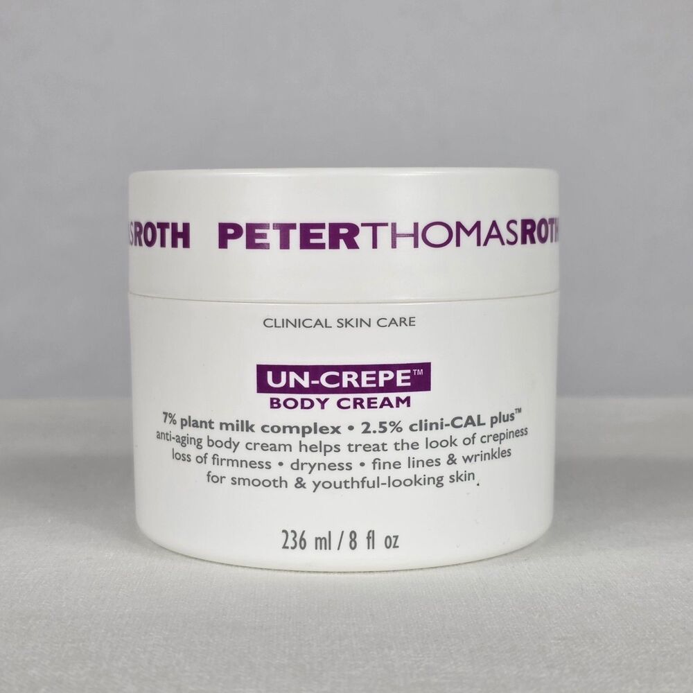 Peter Thomas Roth UN-CREPE Body Cream Anti Aging Moisturizing 8oz / 236ml New